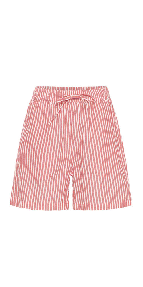 Fransa Skansen Shorts, berry stripe