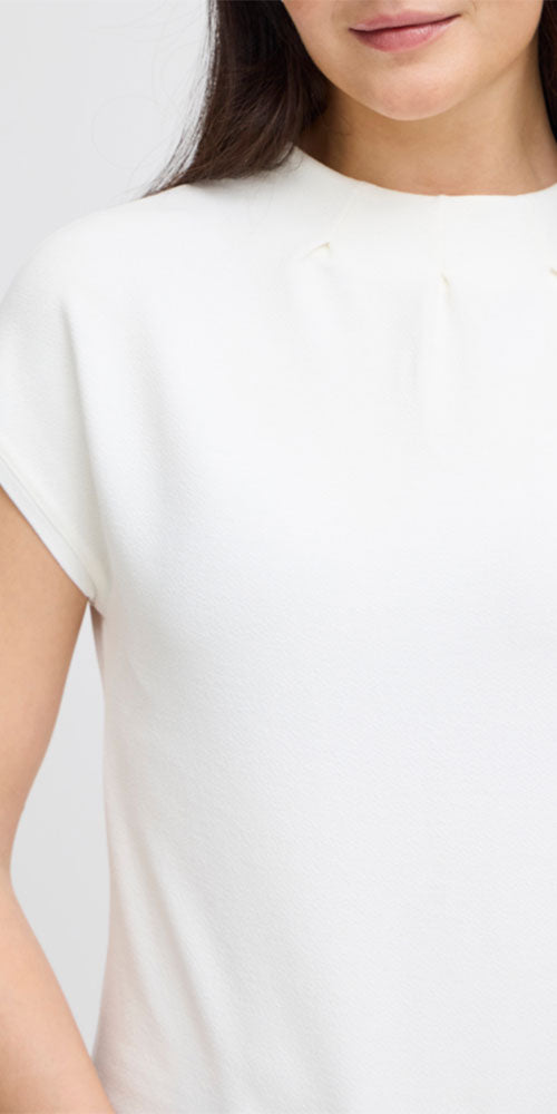 Fransa Skater Top, white