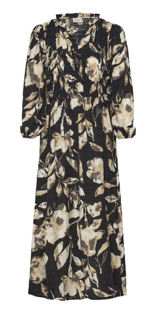 Fransa Smocked Floral Dress