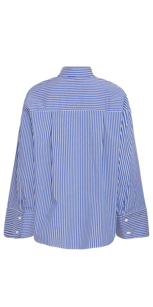 Fransa Striped Button Up Shirt