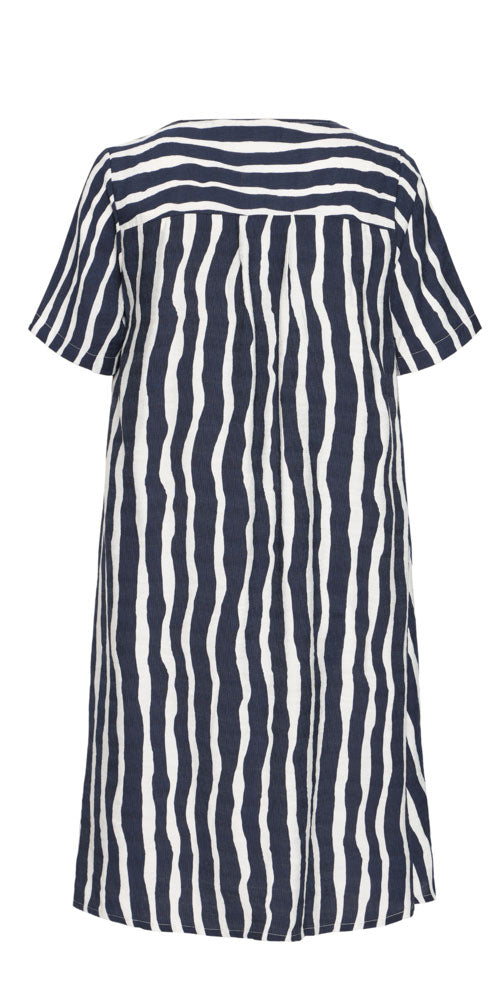 Fransa Striped Tunic Dress