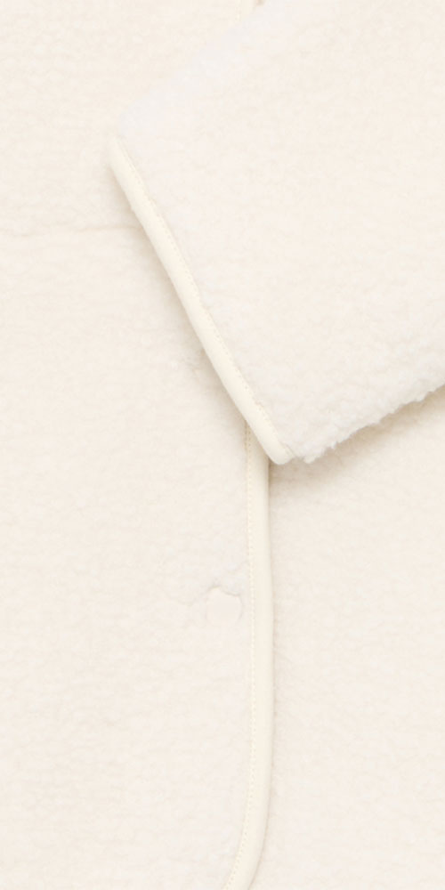 Fransa Teddy Jacket, off-white