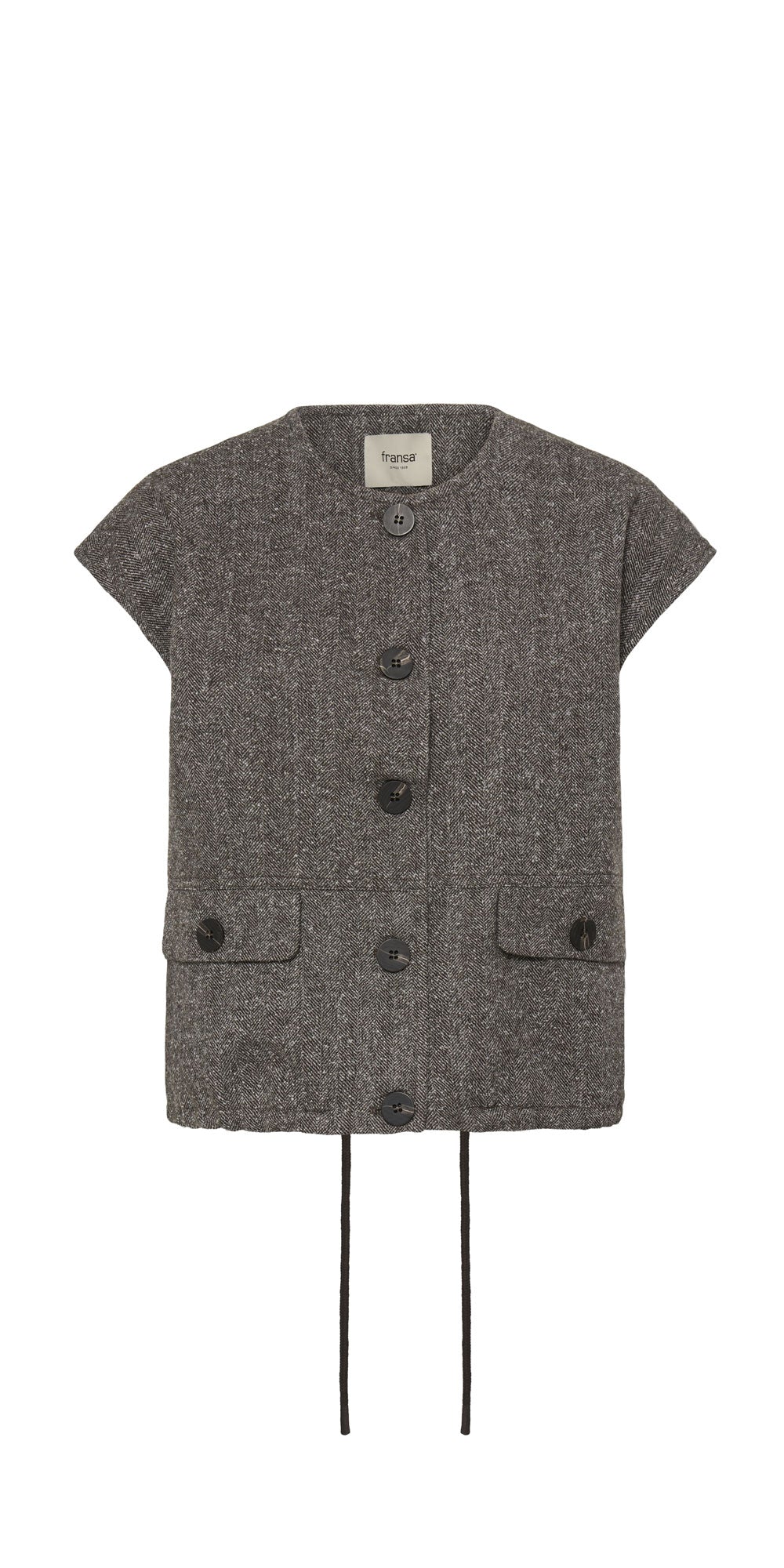Fransa Tweed Vest
