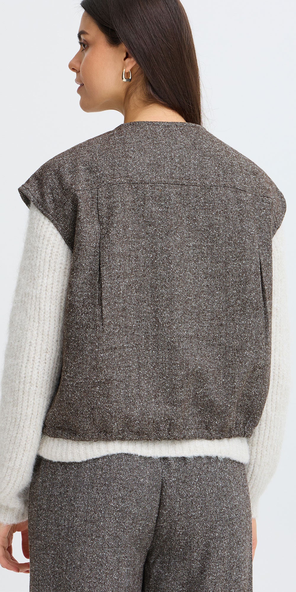 Fransa Tweed Vest