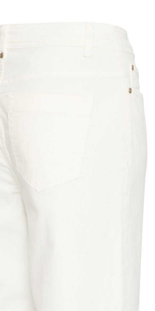 Fransa Wide Leg Jeans, white