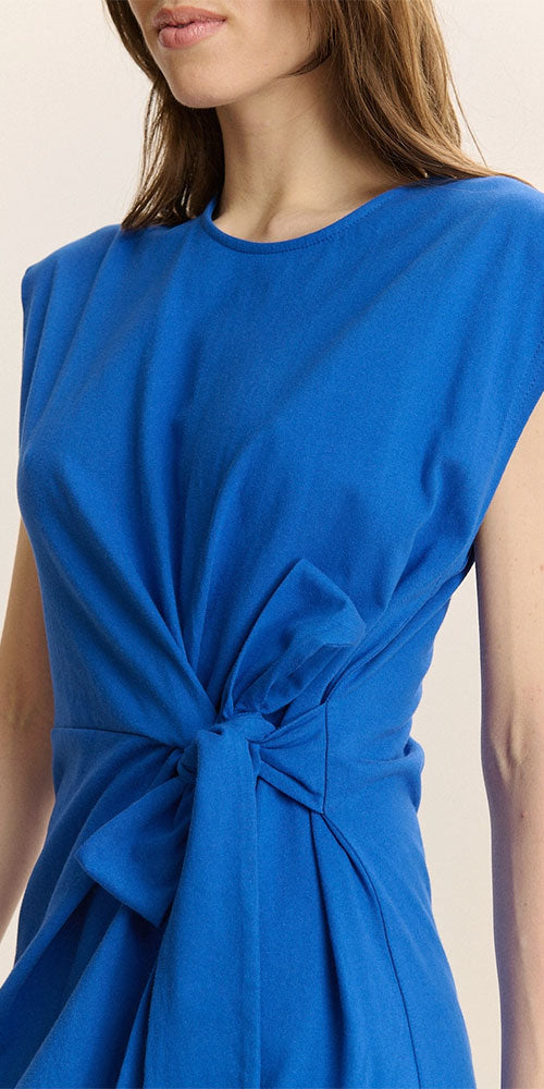 Garance Paris Wrap T-shirt Dress, french blue
