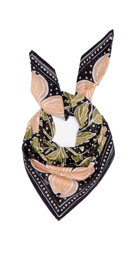 Peach Blooms Large Bandana