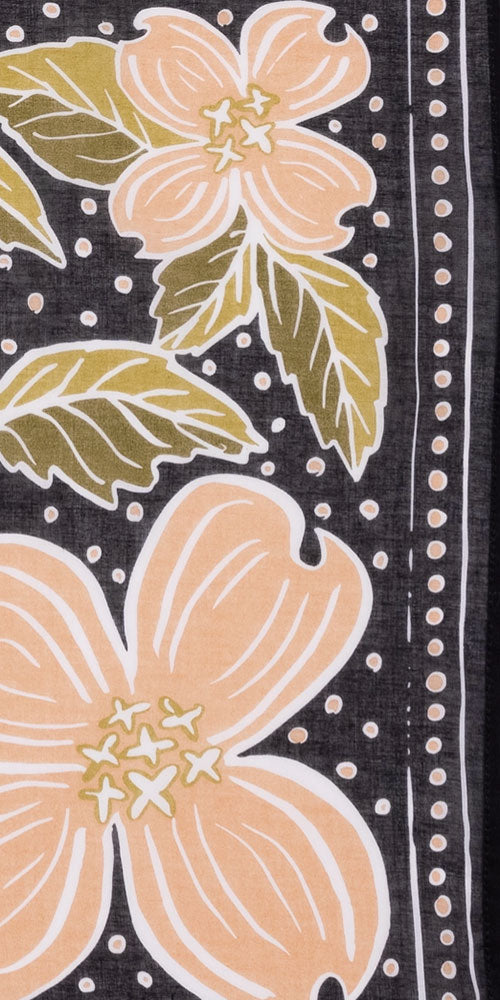 Peach Blooms Large Bandana