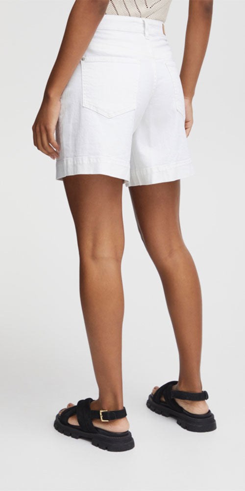 Ichi Ziggy Shorts, white