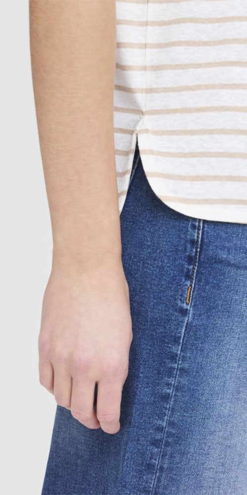 Ichi Lightweight Striped Tee