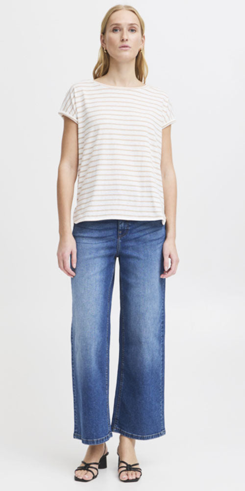 Ichi Lightweight Striped Tee