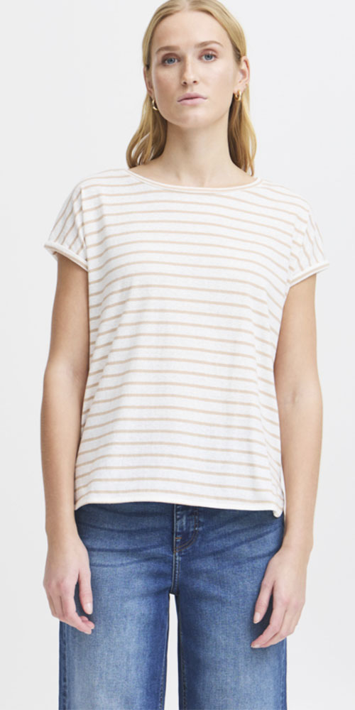 Ichi Lightweight Striped Tee