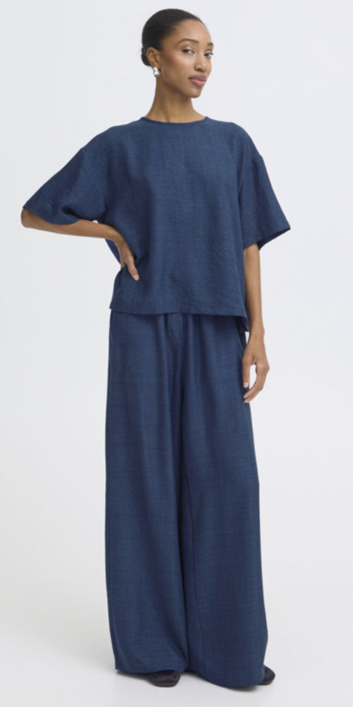 Ichi Breezy Top, navy