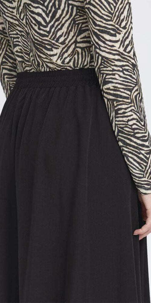 Ichi Bubble Hem Skirt