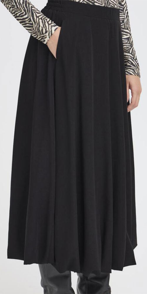 Ichi Bubble Hem Skirt