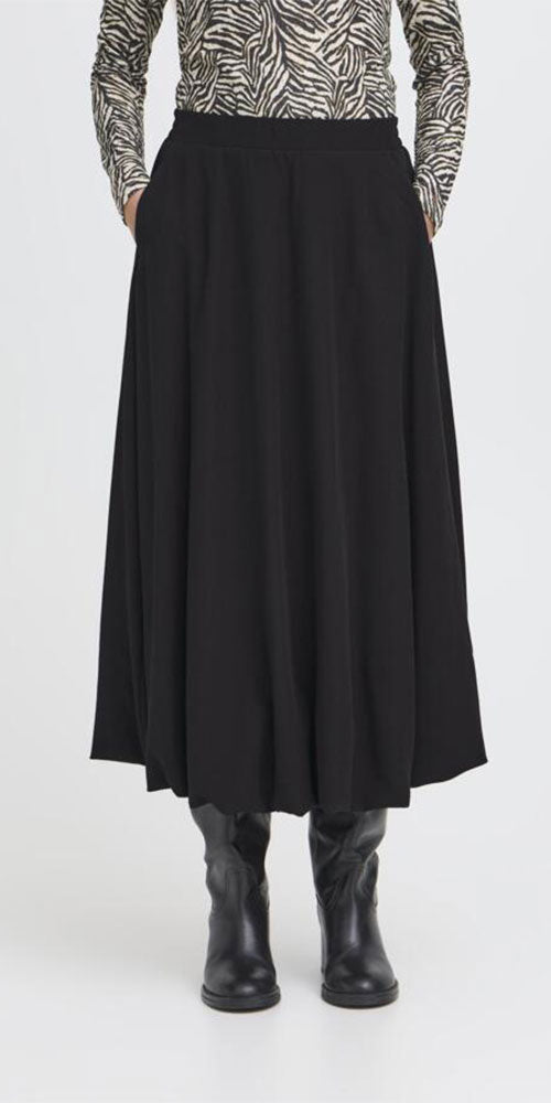 Ichi Bubble Hem Skirt
