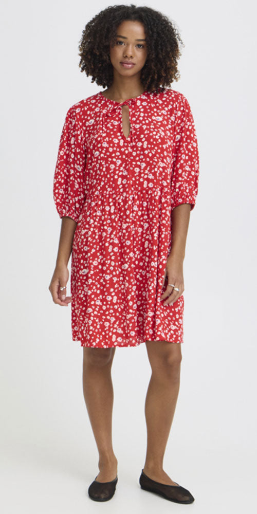 Ichi Floral Breezy Dress