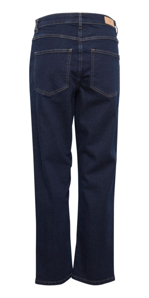 Ichi Cropped Slim Jeans, dark indigo