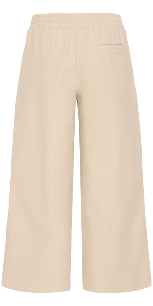 Ichi Denim Ponte Cropped Pants, tan