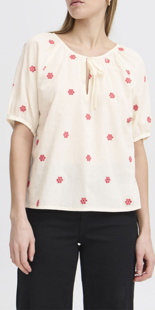 Ichi Embroidered Top