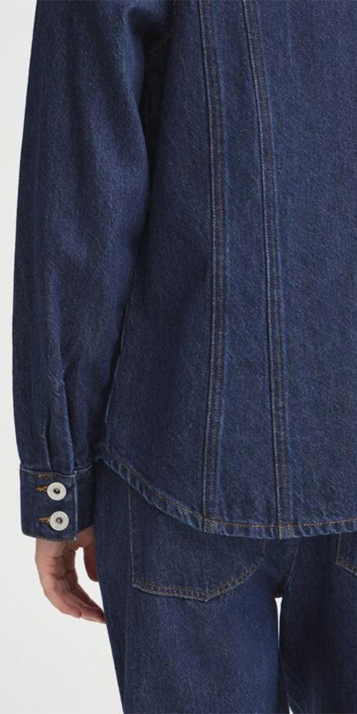 Ichi Fitted Denim Shacket