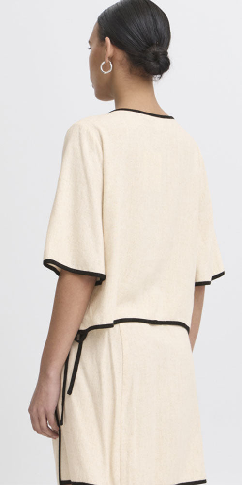 Ichi Front Tie Cardy/Jacket