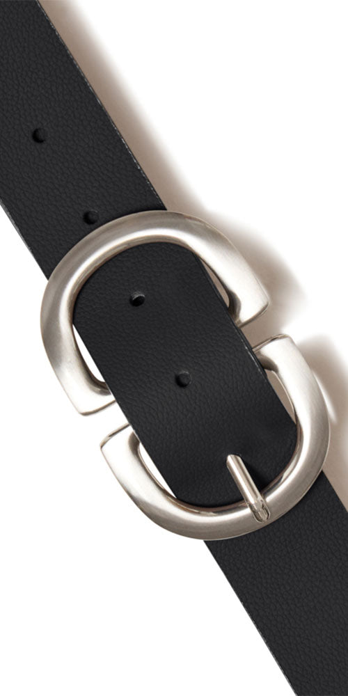 Ichi Half Circles Belt, black