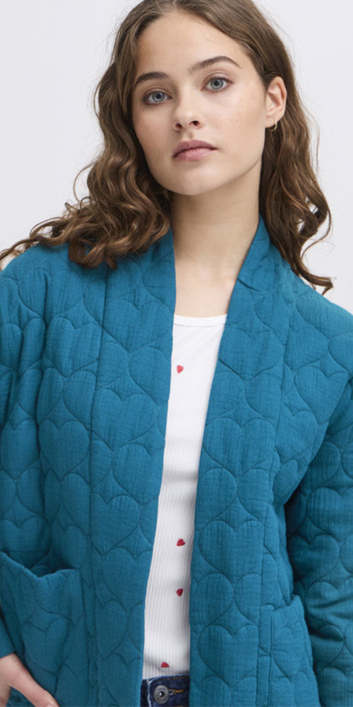 Ichi Heart Quilted Jacket