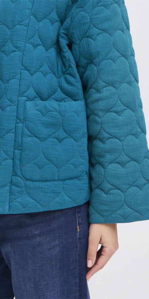 Ichi Heart Quilted Jacket