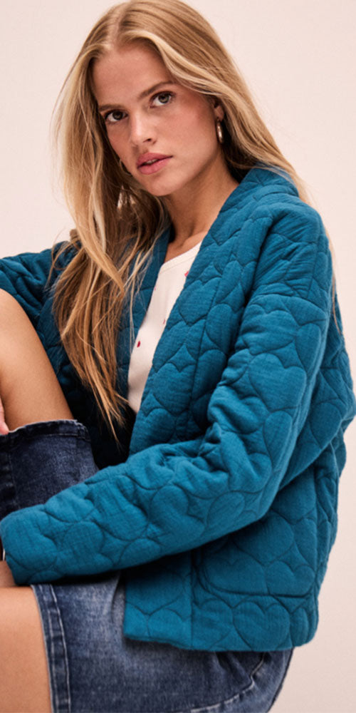 Ichi Heart Quilted Jacket