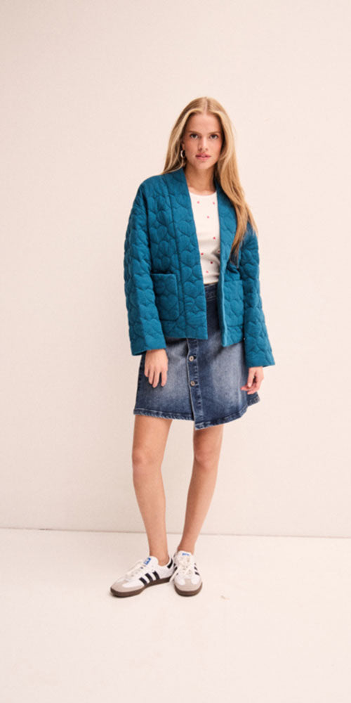 Ichi Heart Quilted Jacket