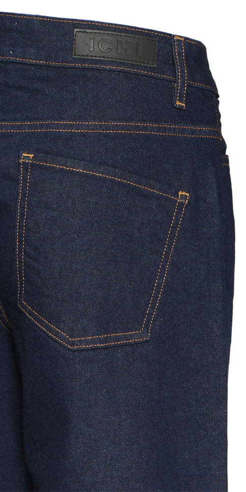 Ichi Wide Flare Indigo Jeans