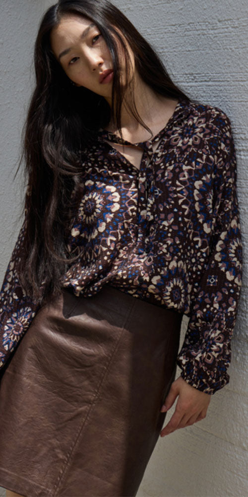 Ichi Kaleidoscope Blouse