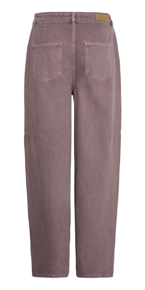 Ichi Lavender Barrel Jeans