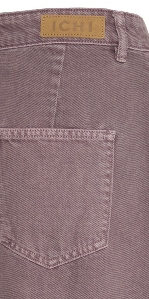 Ichi Lavender Barrel Jeans