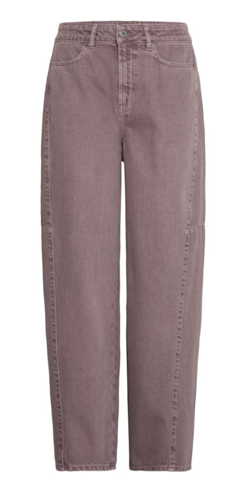 Ichi Lavender Barrel Jeans