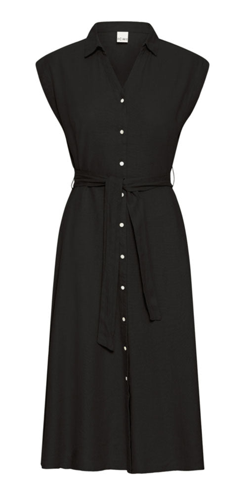 chinese dress ladies Linen Dungaree Dress in Blue | Ichi Antiquités main image 0