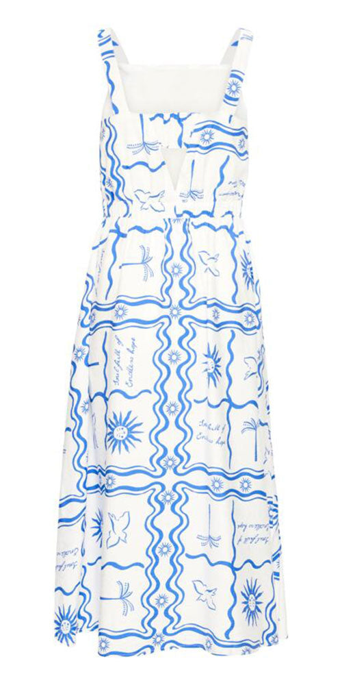 Ichi Mediterranean Tile Dress