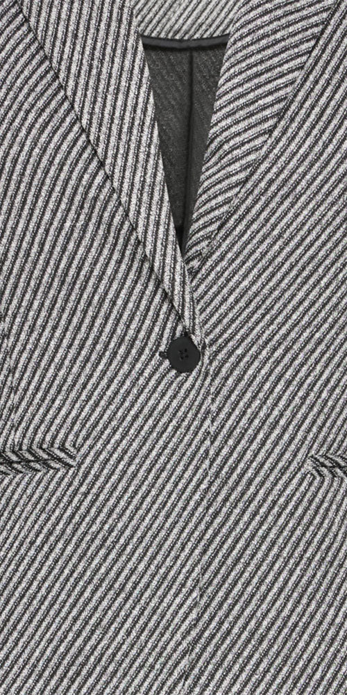 Ichi Graphic Twill Ponte Blazer