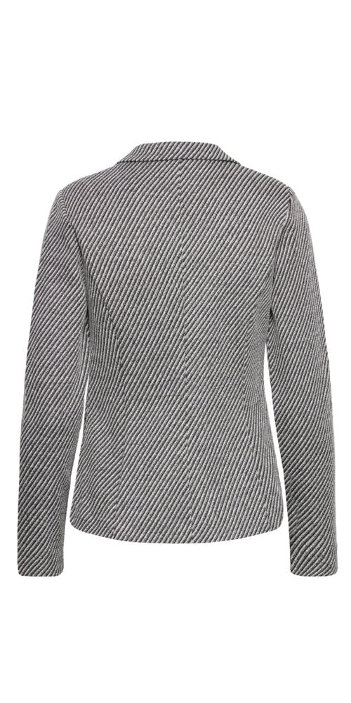 Ichi Graphic Twill Ponte Blazer