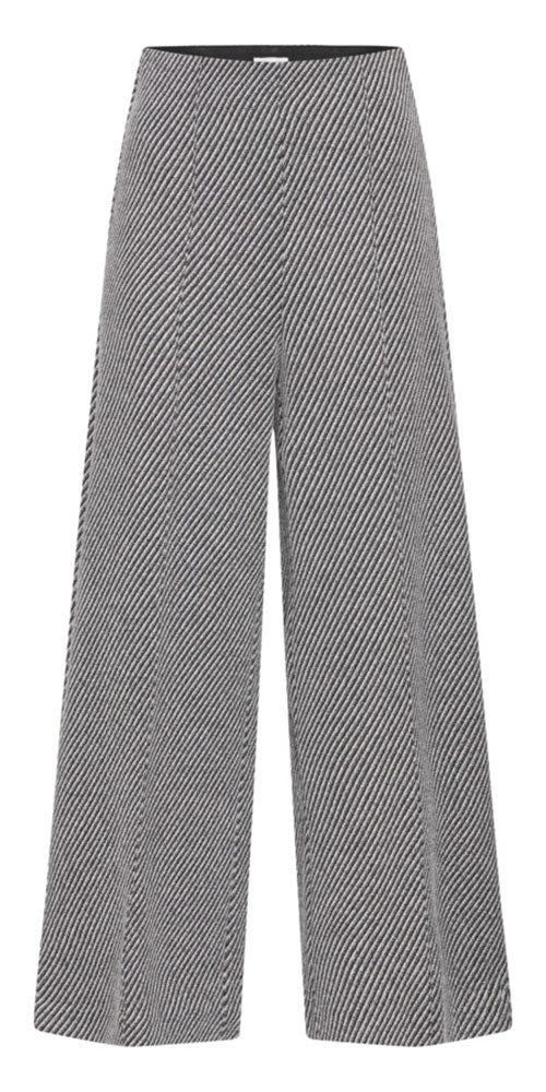 Ichi Graphic Twill Ponte Pants
