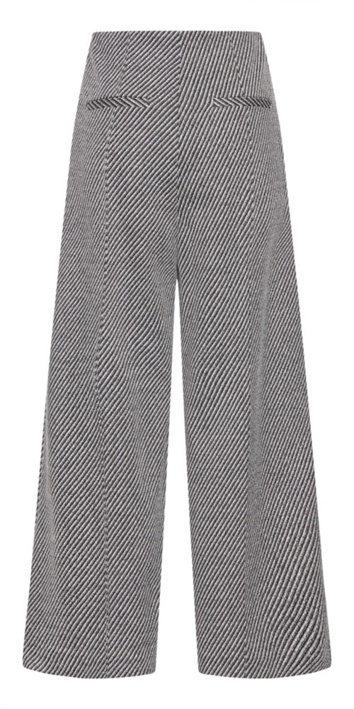 Ichi Graphic Twill Ponte Pants
