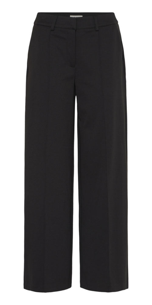 Ichi Ponte Knit Trousers, black