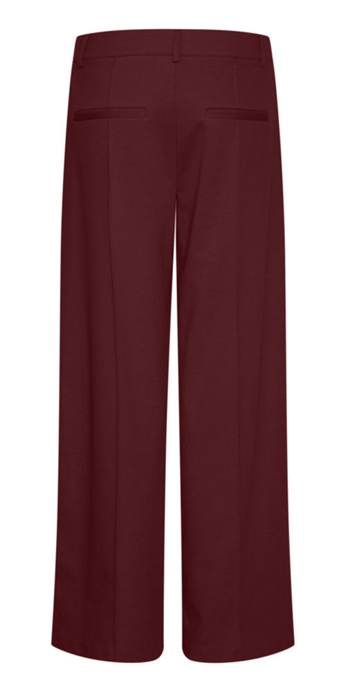 Ichi Ponte Knit Trousers, wine