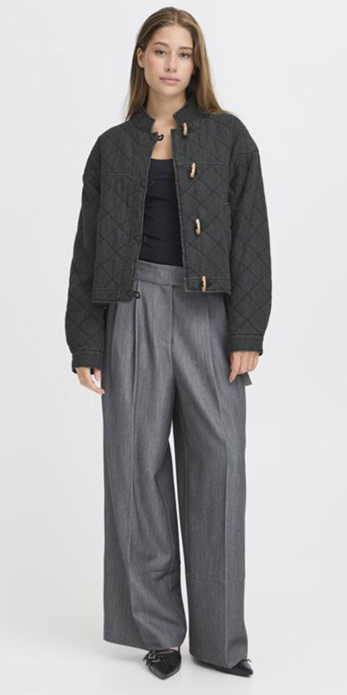 Ichi Quilted Twill Jacket