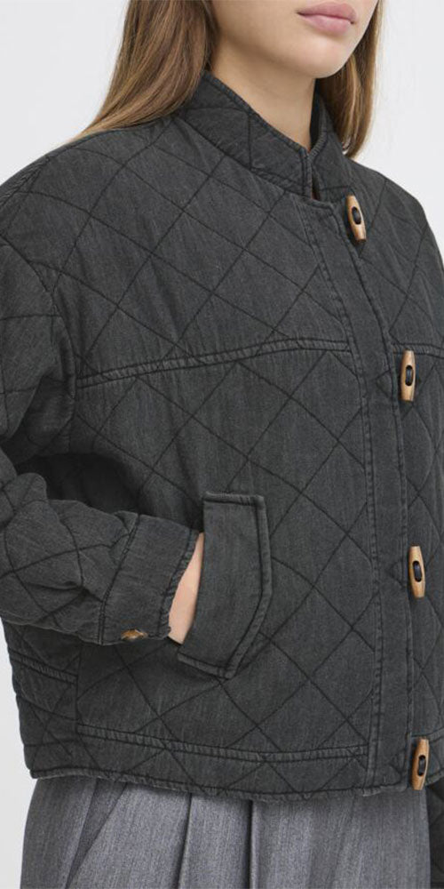 Ichi Quilted Twill Jacket