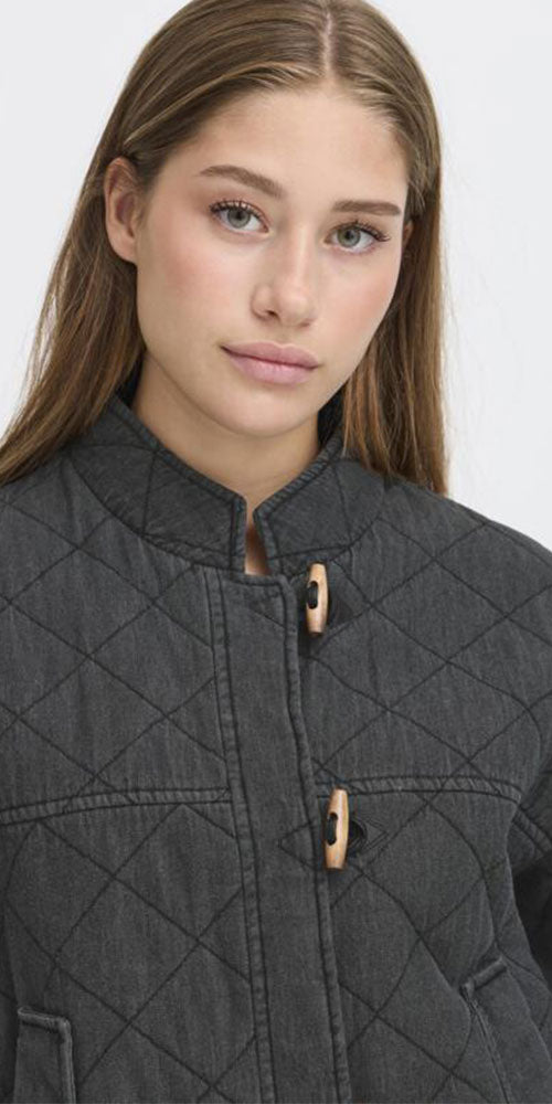 Ichi Quilted Twill Jacket