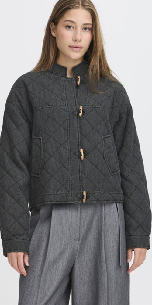Ichi Quilted Twill Jacket