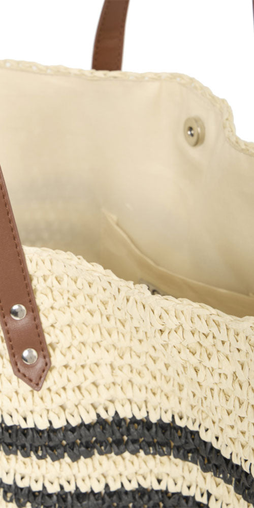 Ichi Large Raffia Tote