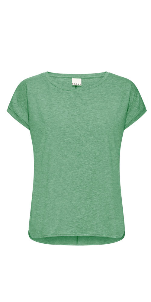 Ichi Rebel Crew Neck Tee, green